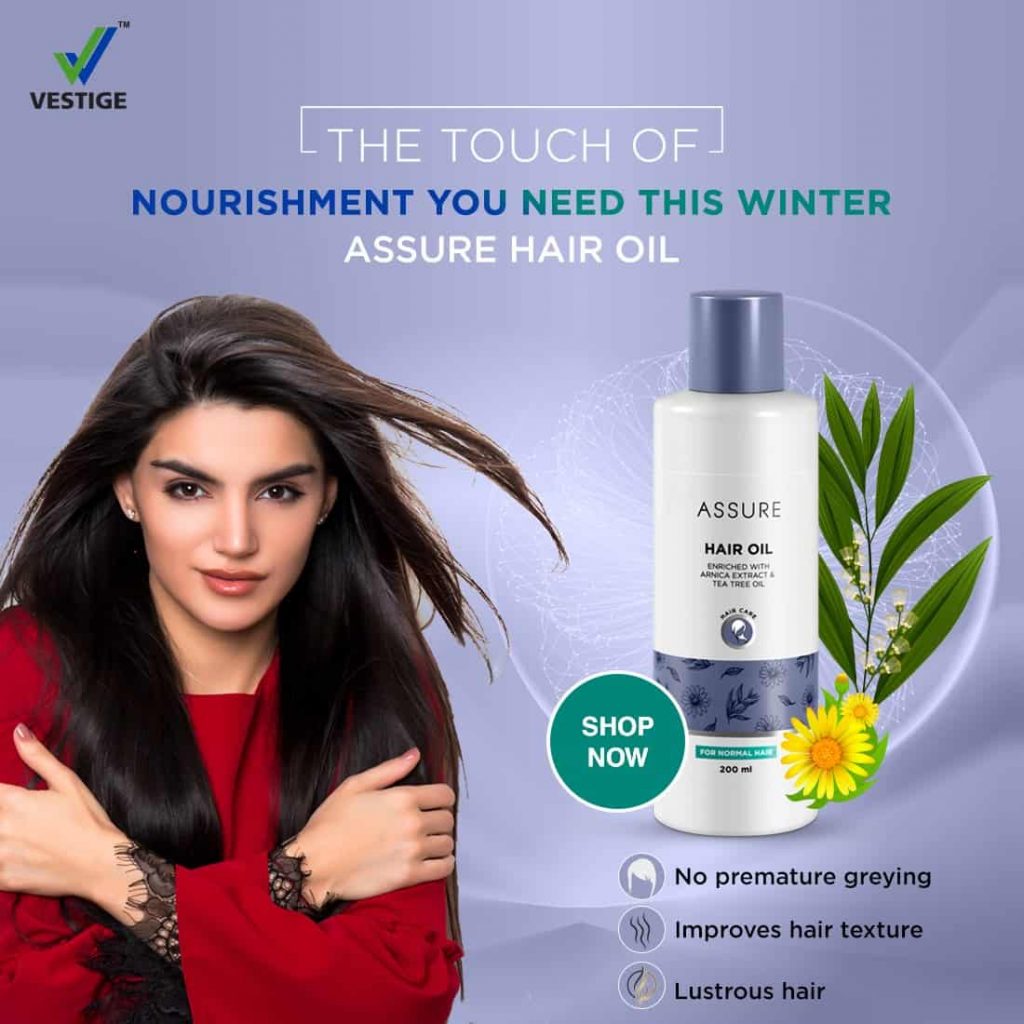 Assure Hair Oil With 2 Best Ingredients - Vestige Bangladesh