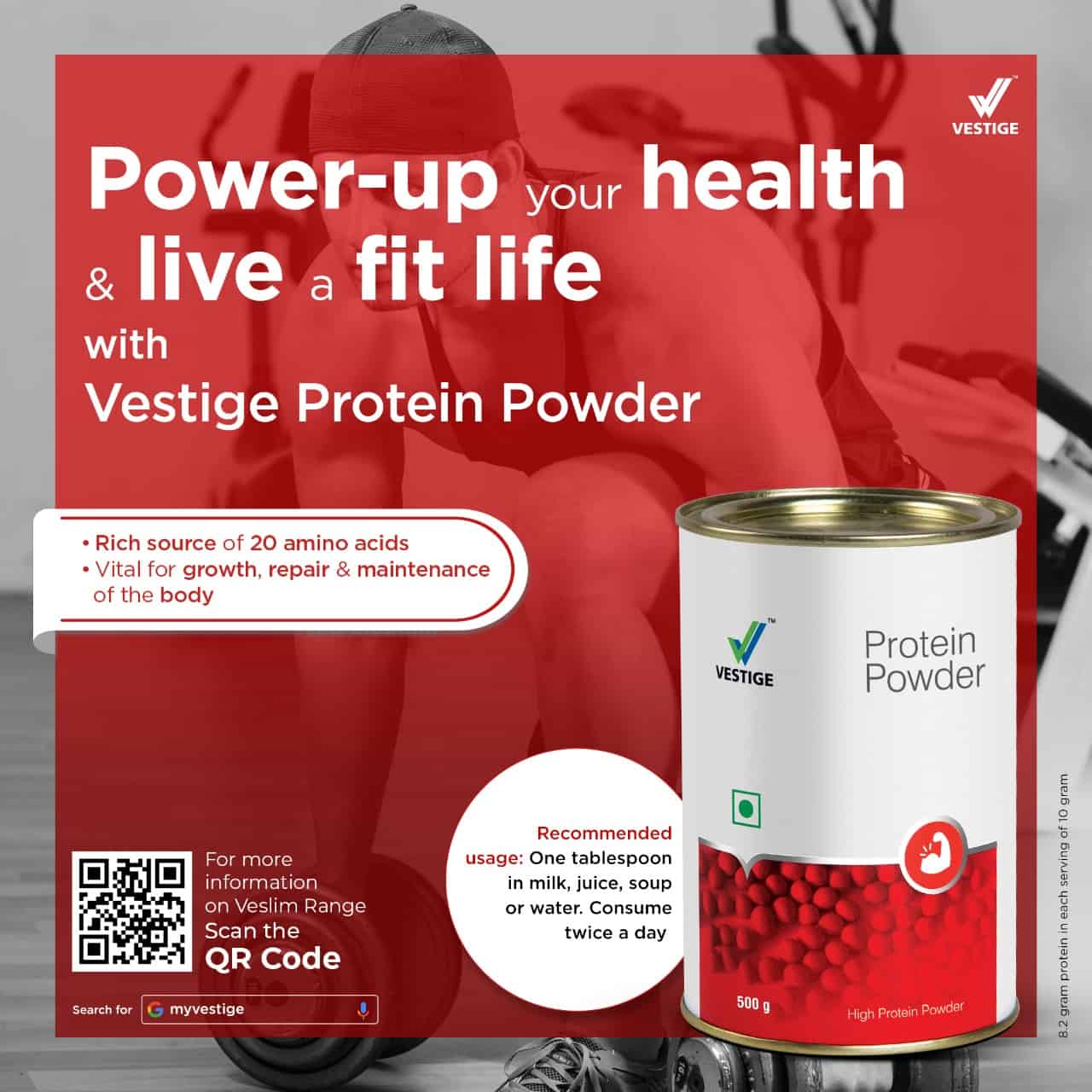 How To Use Vestige Protein Powder For Weight Gain